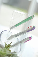 Load image into Gallery viewer, Acrylic slanted pen shelf organizer - Minima Basics