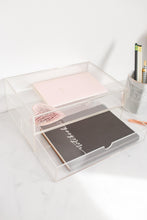 Load image into Gallery viewer, Acrylic 2 drawers storage box