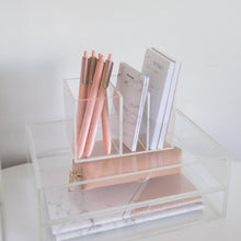 Load image into Gallery viewer, Acrylic pen and sticky notes organizer set - Minima Basics x Poi & Hun