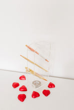 Load image into Gallery viewer, Acrylic slanted pen shelf organizer