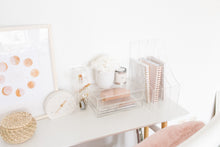 Load image into Gallery viewer, Trio essential acrylic desk organizers