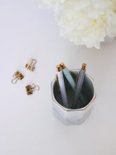 Load image into Gallery viewer, Ceramic marble pen holder desk organizer