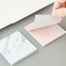 Load image into Gallery viewer, Marble memo sticky notes set