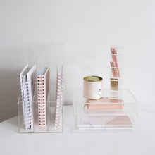 Load image into Gallery viewer, Trio essential acrylic desk organizers
