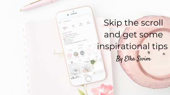Skip the scroll and get some inspirational tips by Holly Spillane from Elka Swim