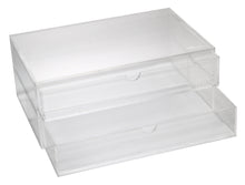 Load image into Gallery viewer, Acrylic 2 drawers storage box - Minima Basics