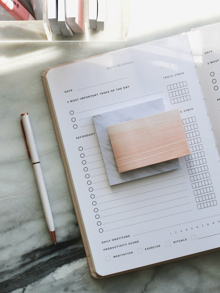 Marble Memo Sticky Notes Set | Minima Basics