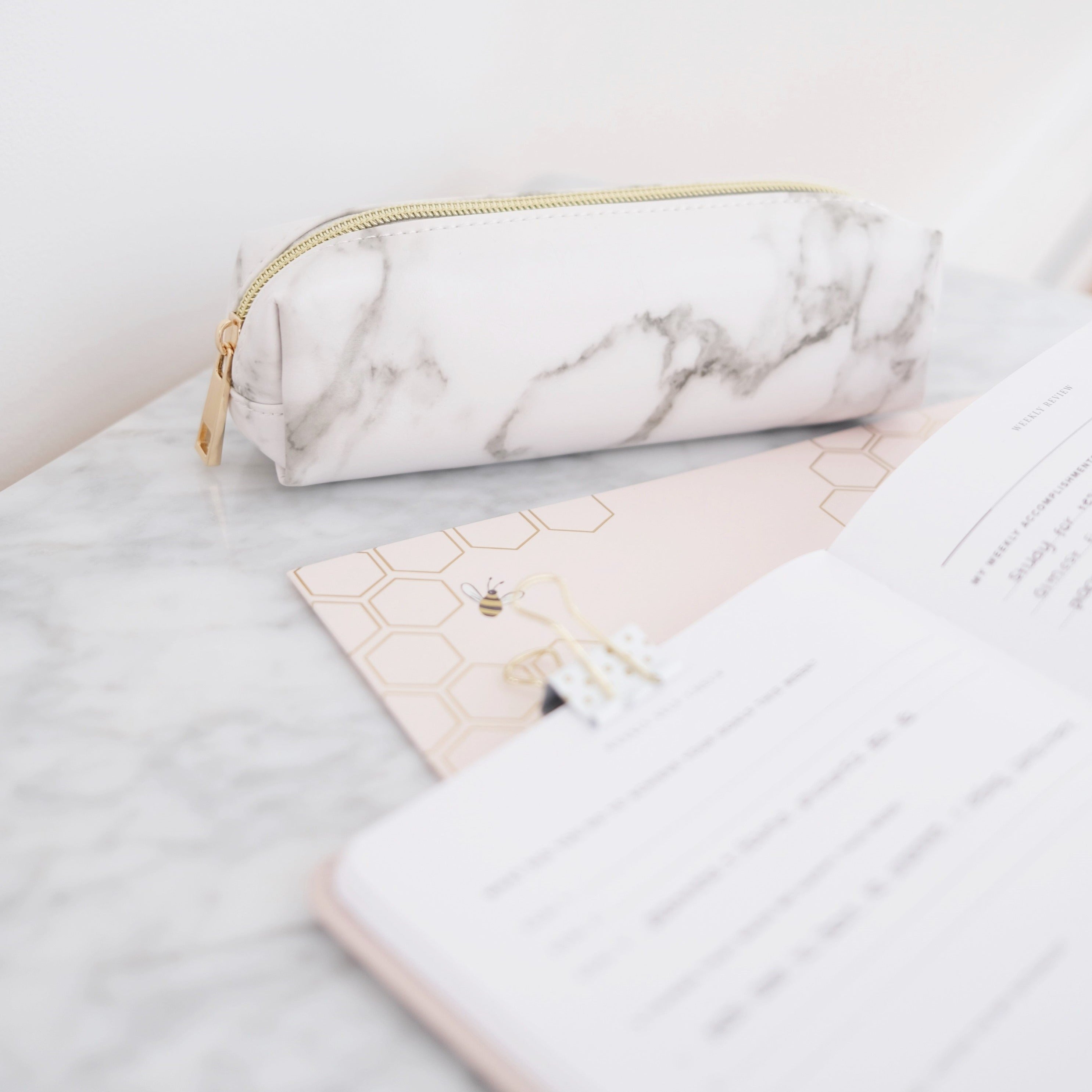 Marble pencil case new arrivals