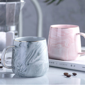 Marble Gold Coffee Mugs Marble