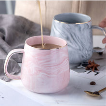Load image into Gallery viewer, Marble Gold Coffee Mugs Marble