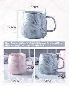 Marble Gold Coffee Mugs Marble